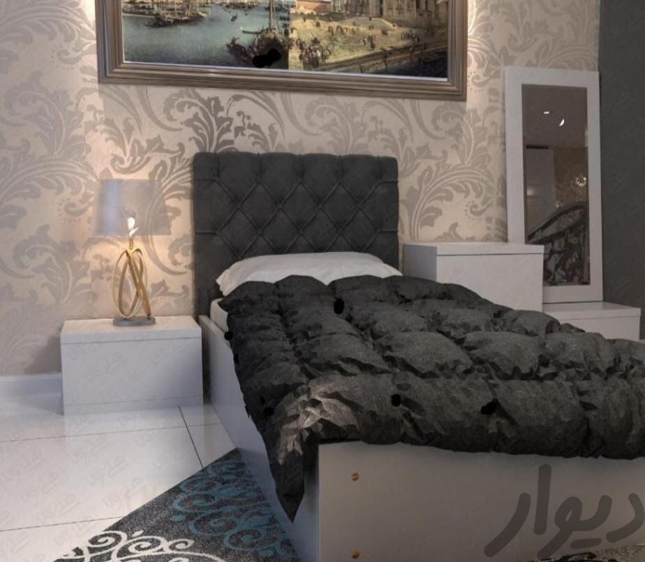 سرویس تخت خواب یک نفره خوشخواب تخت ۱نفره تک نفره|تخت و سرویس خواب|شیراز, فرهنگ شهر|دیوار
