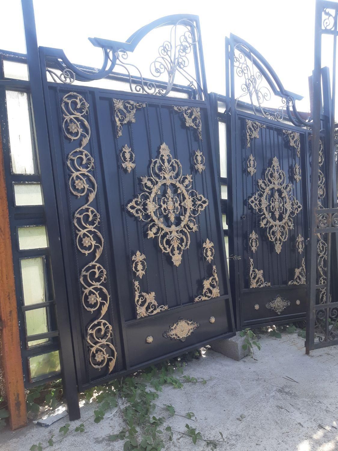 دروازه های حیاط درب ها ویلائی نو اهنی|مصالح و تجهیزات ساختمان|لاهیجان, آهندان|دیوار