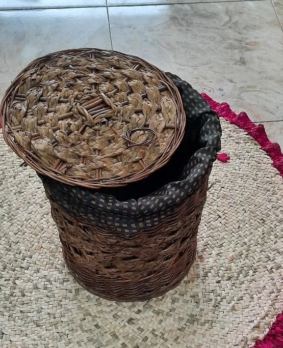 سبد لباس حصیری|صنایع دستی و سایر لوازم تزئینی|رشت, هلال احمر|دیوار