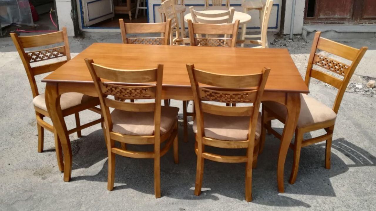 نهار خوری مدل خشتی|میز و صندلی غذاخوری|مشهد, خواجه ربیع|دیوار