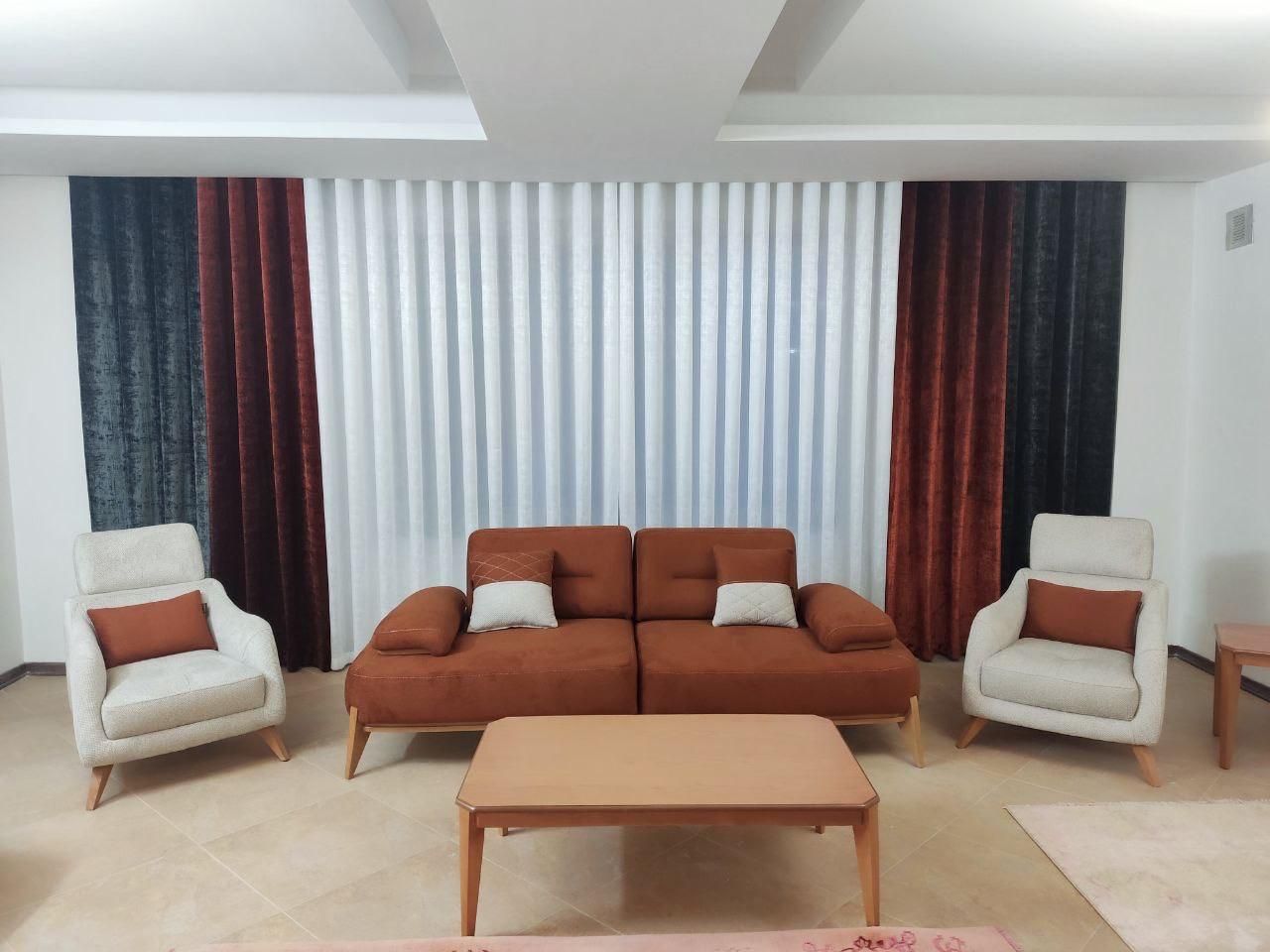 پرده آماده امروزم هستیم|پرده، رانر، رومیزی|مشهد, آزادشهر|دیوار