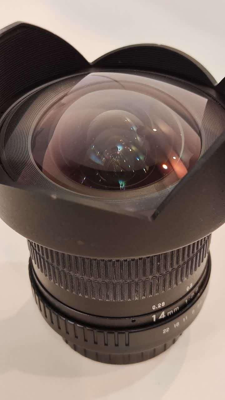لنز سامیانگ 14mm مانت کنون|دوربین عکاسی و فیلم‌برداری|رشت, رودبارتان|دیوار