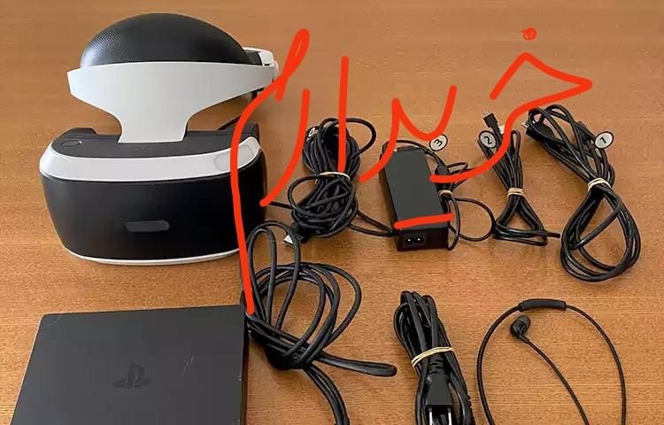 vr پلی استیشن 4 عینک واقعیت مجازی|کنسول، بازی ویدئویی و آنلاین|کرمانشاه, |دیوار