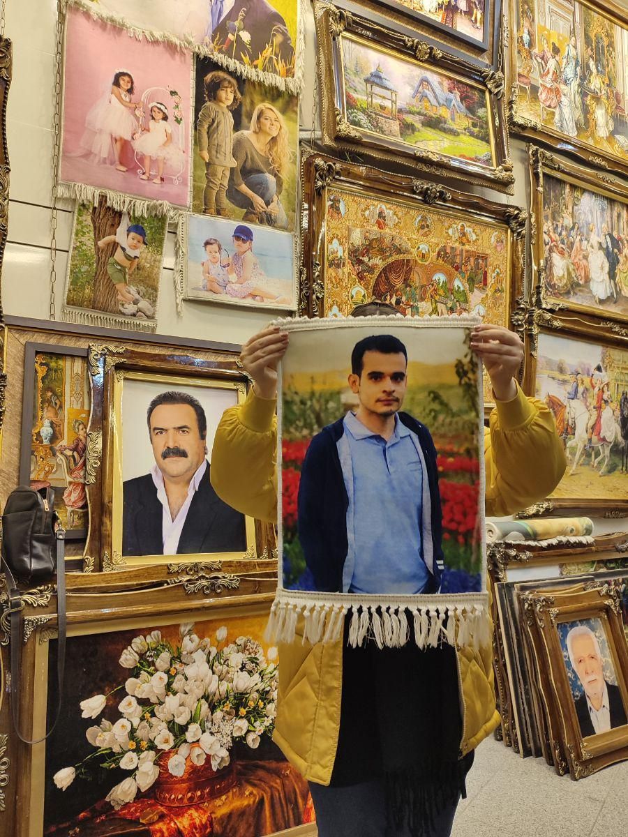 عکس به فرش|تابلو فرش|تبریز, |دیوار