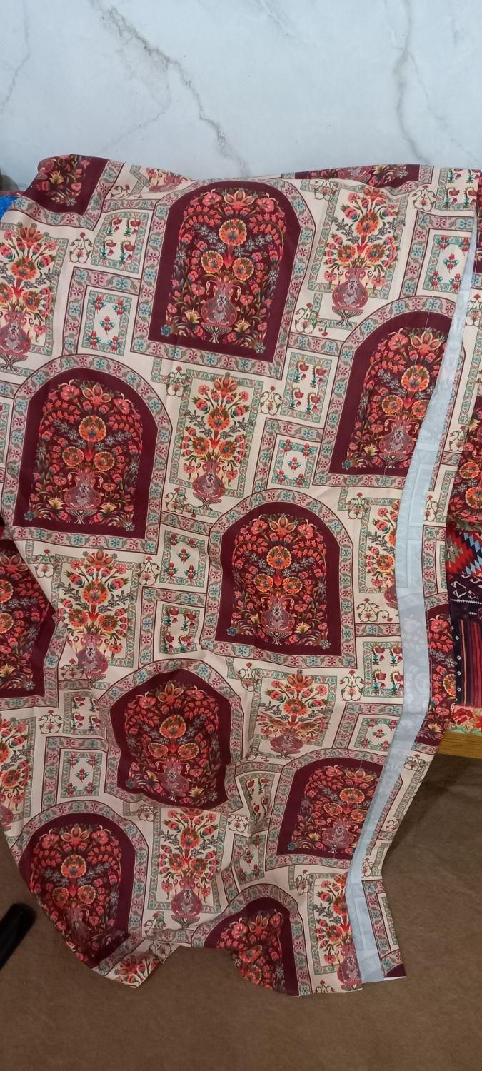 چندتا پرده توری و سنتی در حد نو|پرده، رانر، رومیزی|نسیم‌شهر, |دیوار