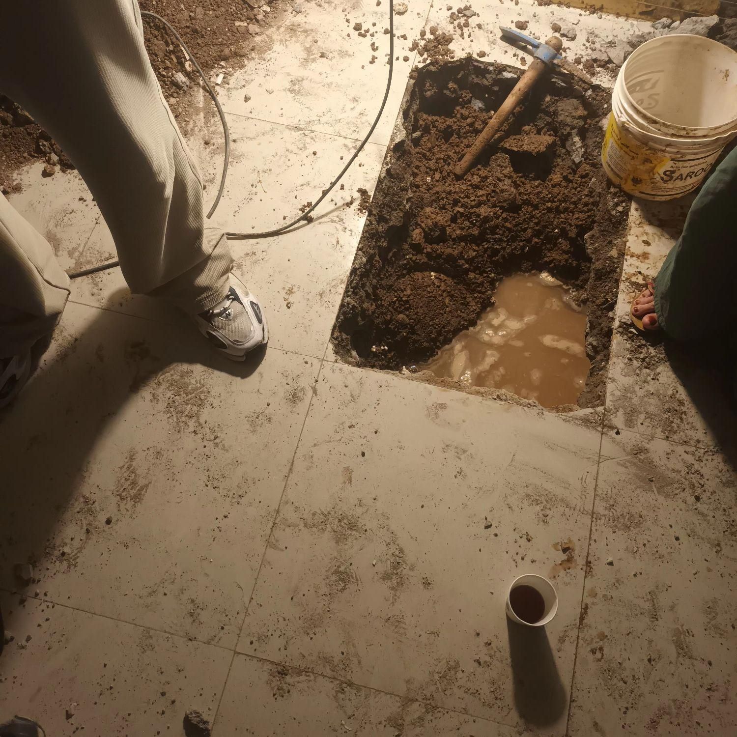 تاسیسات تشخیص ترکیدگی لوله کشی رفع نم بازسازی|خدمات پیشه و مهارت|پردیس, فاز ۵|دیوار