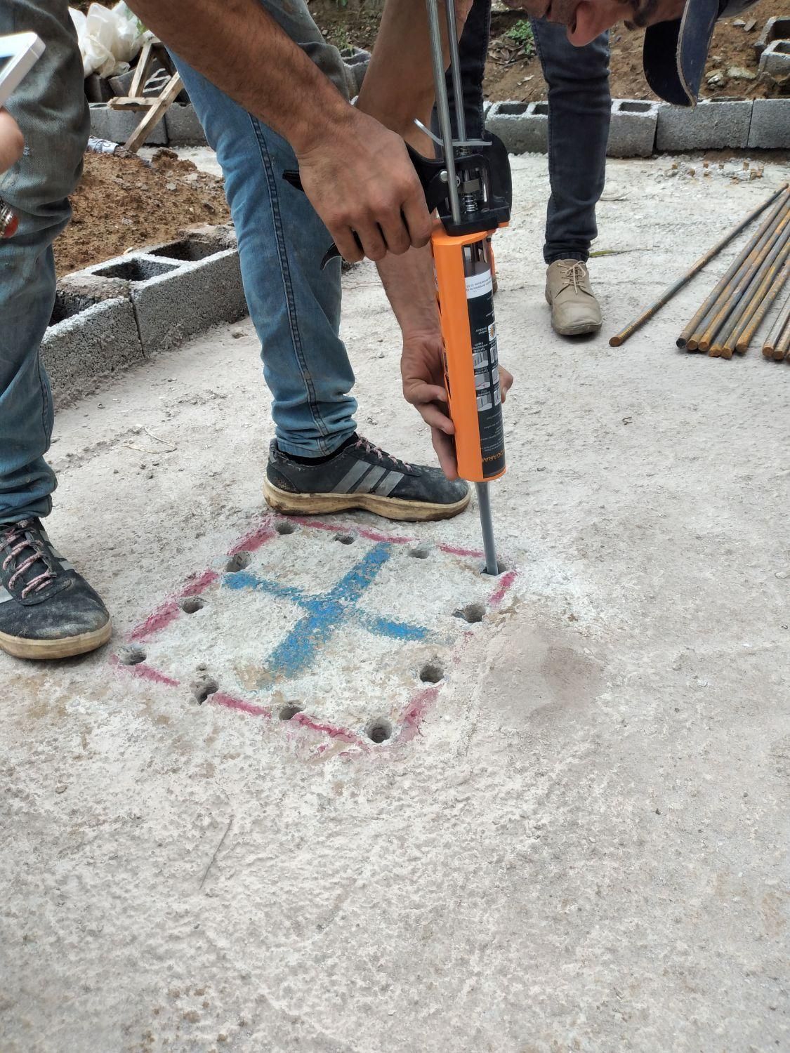 کاشت تخصصی میلگرد و بولت|خدمات پیشه و مهارت|رشت, گلسار|دیوار