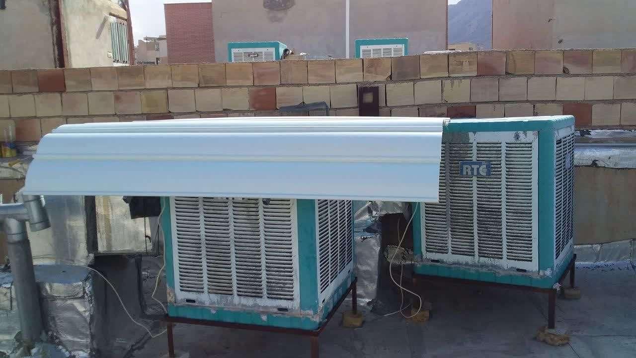 آفتابگیر کولر آبی|خدمات پیشه و مهارت|قم, سنگ بند|دیوار