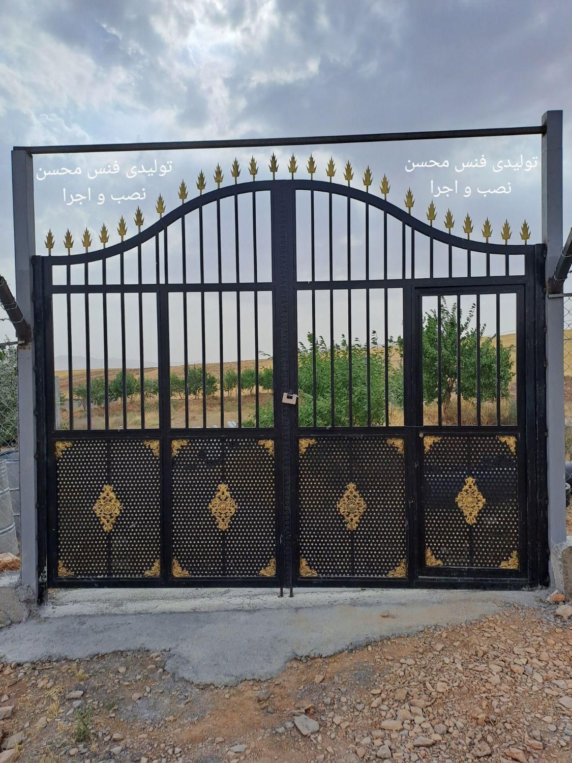 فروش انواع درب های باغی و درب فنس|مصالح و تجهیزات ساختمان|اراک, |دیوار