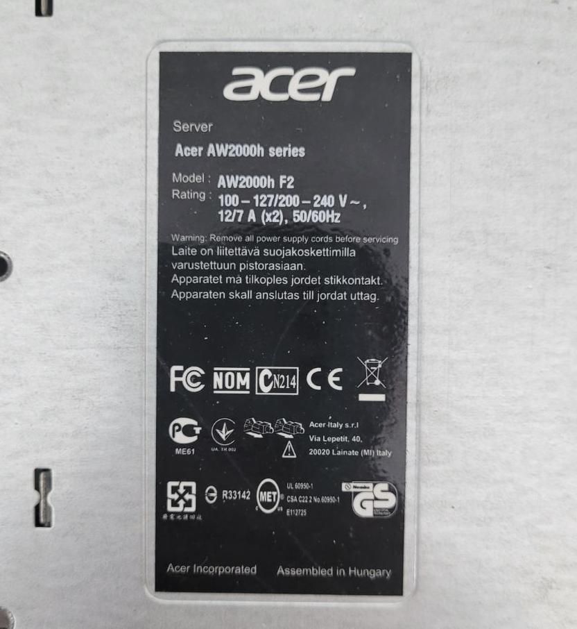 سرور بلید acer RW 2000H|قطعات و لوازم جانبی رایانه|تهران, میدان انقلاب|دیوار