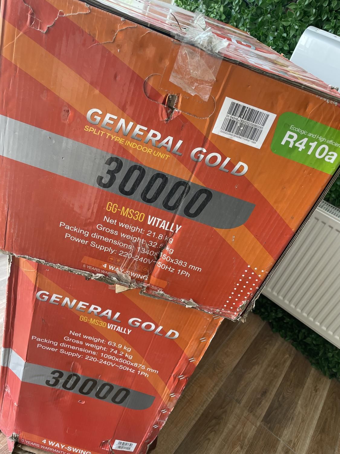 کولر گازی جنرال گلد 30 هزار مدل GG-S30 VITALLY|کولر گازی و فن‌کوئل|کرج, گوهردشت|دیوار