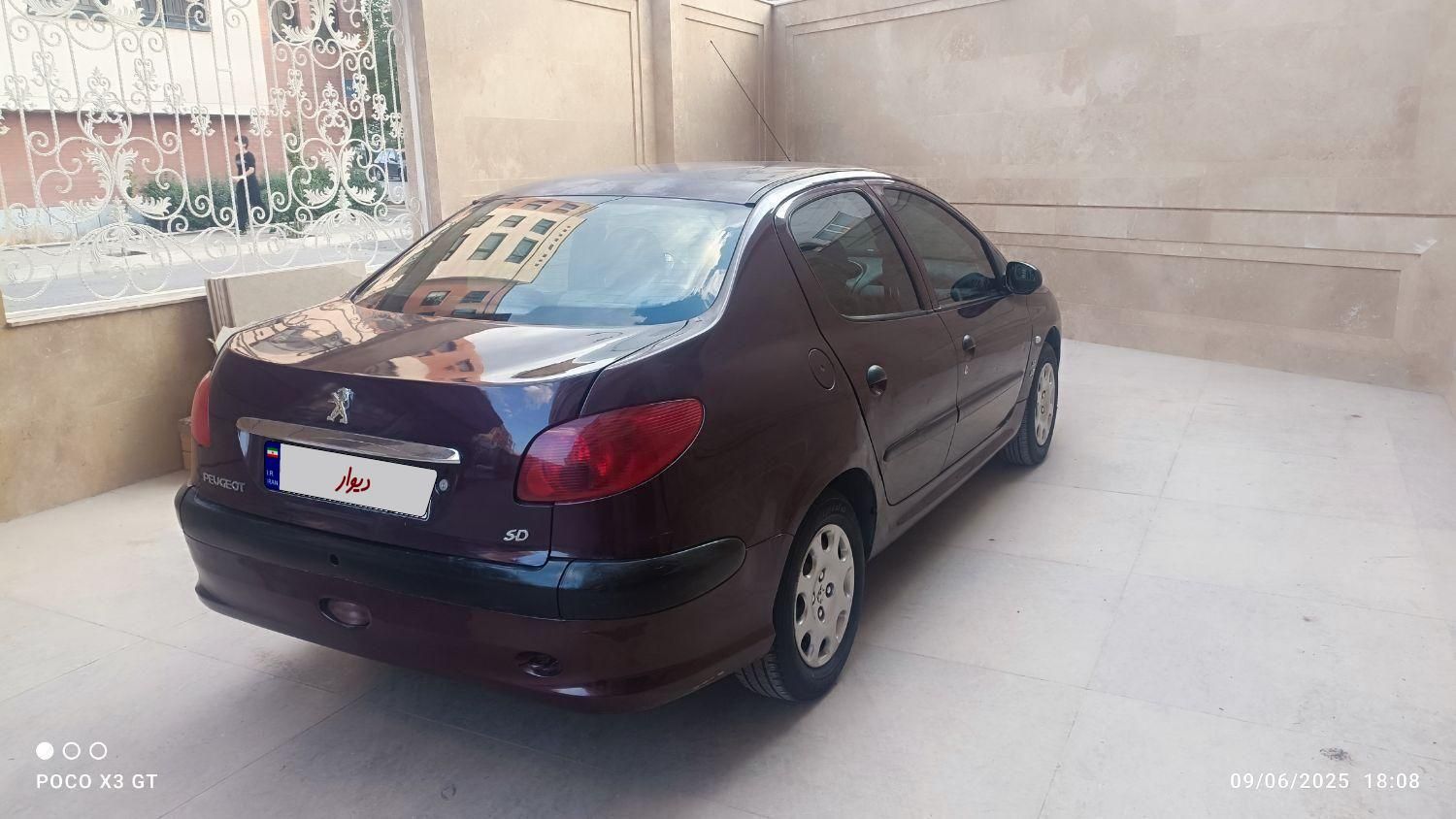 پژو206sdصندوق دار V6|خودرو سواری و وانت|مشهد, نرگس|دیوار
