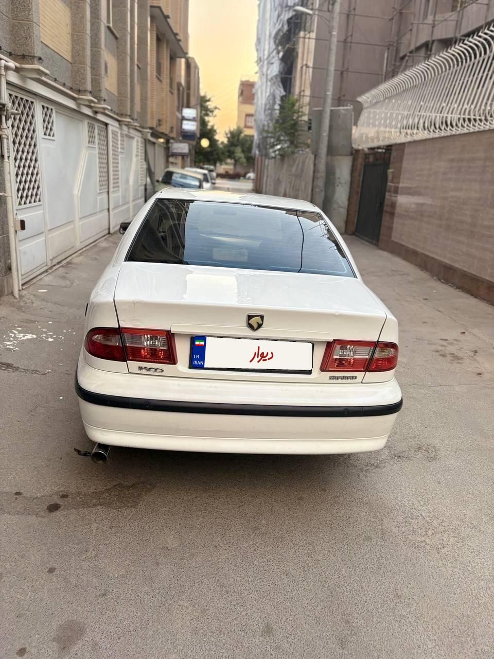 سمند LX EF7 دوگانه سفید مدل 91 بدون رنگ|خودرو سواری و وانت|اصفهان, باغ دریاچه|دیوار
