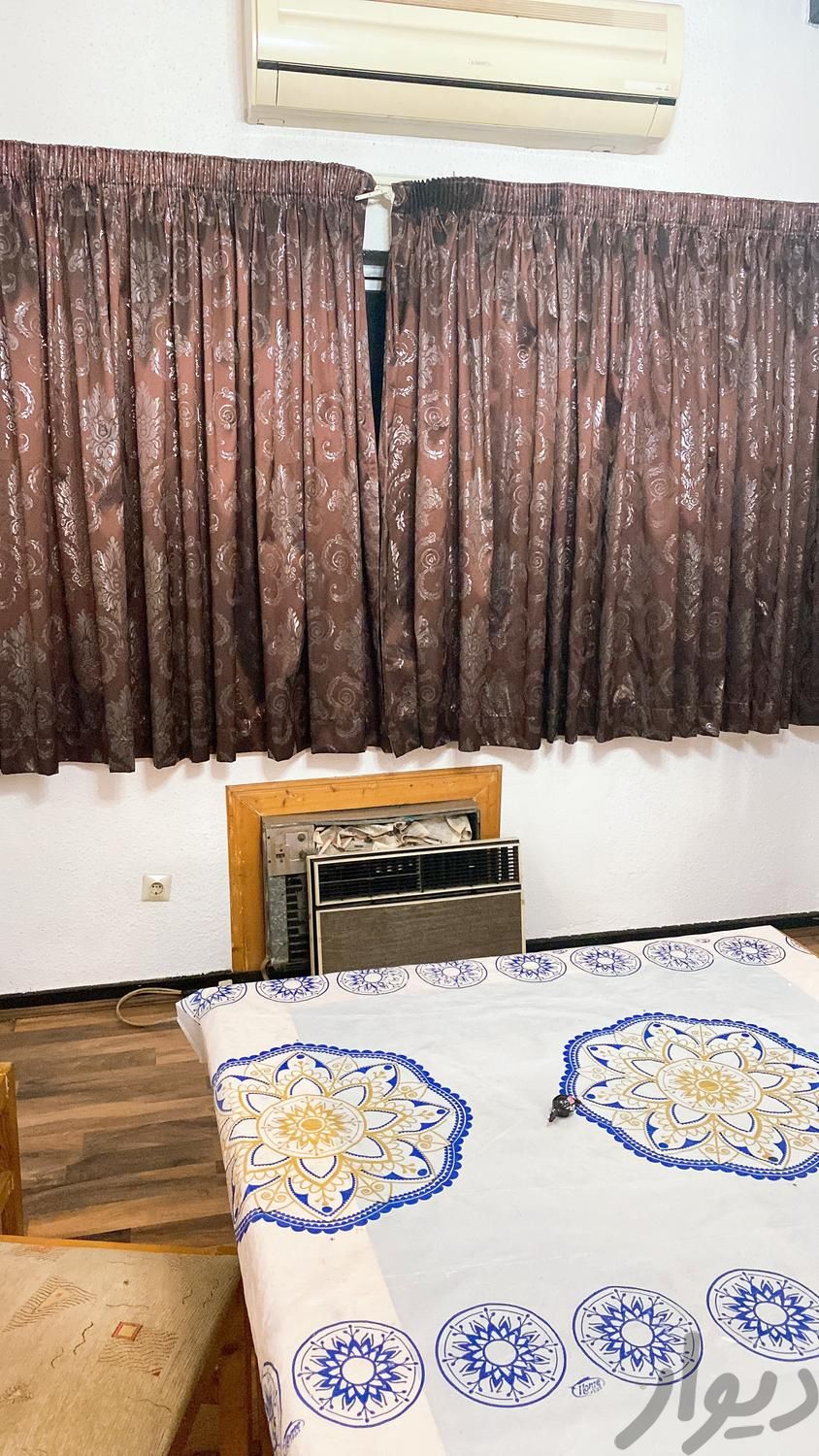 پرده های ضخیم ساتن ومخمل وپشت پرده سفید|پرده، رانر و رومیزی|تهران, زعفرانیه|دیوار