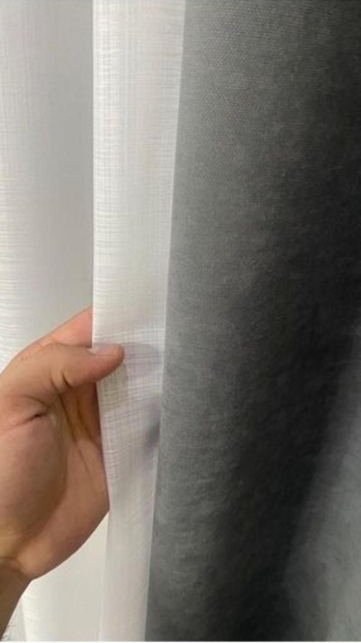 ترکیب زیبای کتان نازک و پارچه هازان در همه رنگ|پرده، رانر، رومیزی|تبریز, |دیوار