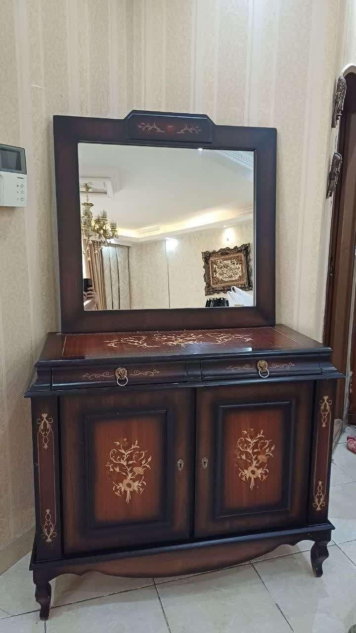 کنسول منبت شیک باچوب راش|بوفه، ویترین، کنسول|گناباد, |دیوار