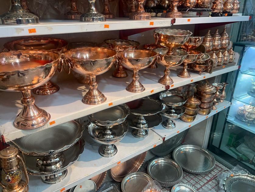 انواع ظروف پذیرایی گوشواره دار و پایه دار نانو شده|صنایع دستی و سایر لوازم تزئینی|تهران, جیحون|دیوار