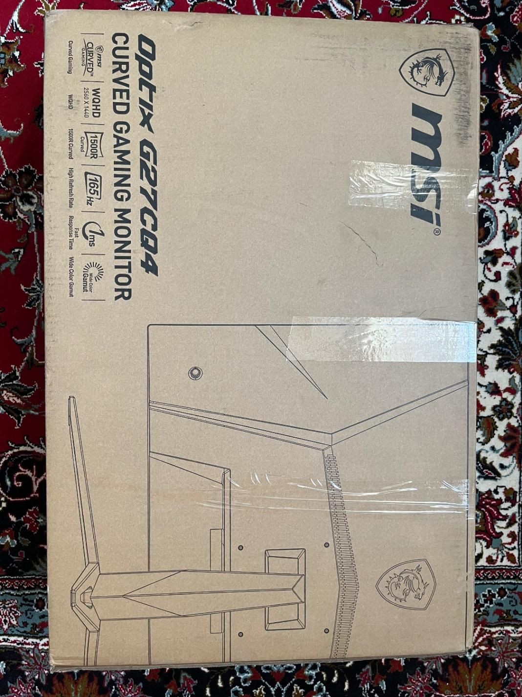 مانیتور گیمینگ ۲۷ اینچ خم MSI optix g27 cq4|قطعات و لوازم جانبی رایانه|کرمانشاه, |دیوار