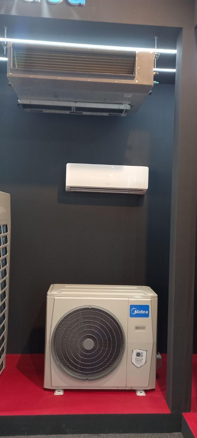 داکت اسپیلت مدیا Midea اینورتر با گارانتی گلدیران|کولر گازی و فنکوئل|مشهد, کوی سیدی|دیوار