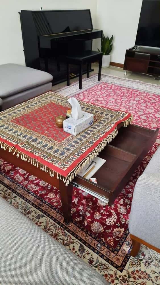 میز جلو مبلی تمام چوب راش کاملا سالم|مبلمان خانگی و میز عسلی|تهران, جوانمردان (اندیشه)|دیوار