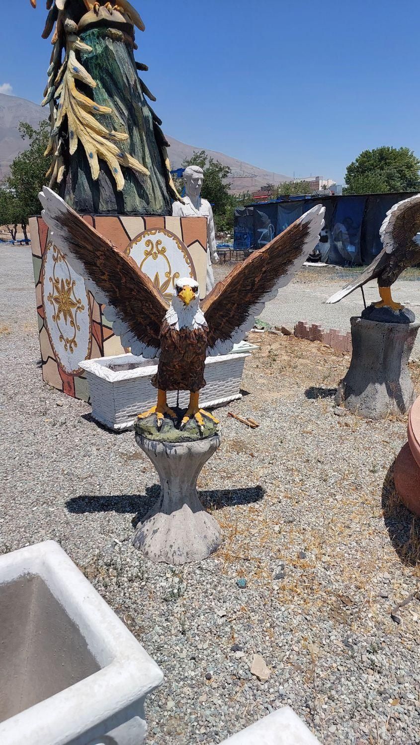 تندیس مجسمه عقاب پرواز فایبرگلاس سبک آبنما حیوانات|مصالح و تجهیزات ساختمان|تهران, شهرک دانشگاه|دیوار