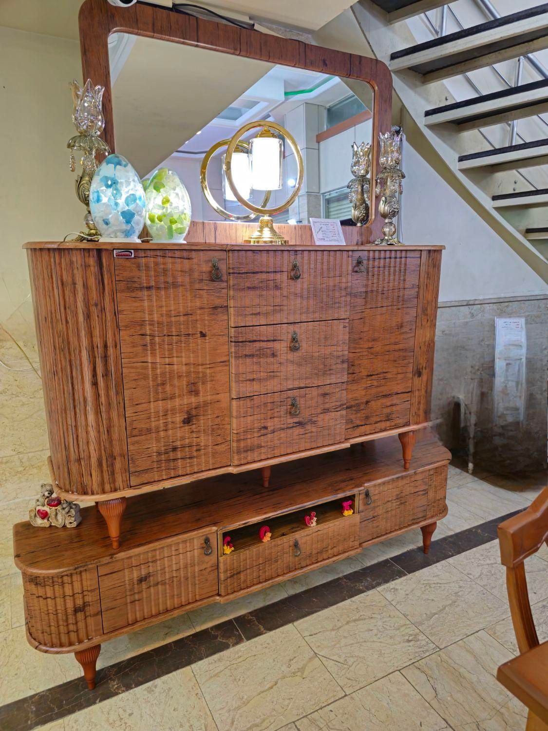 آینه کنسول میز تلوزیون جلومبلی درنا|بوفه، ویترین، کنسول|تبریز, |دیوار