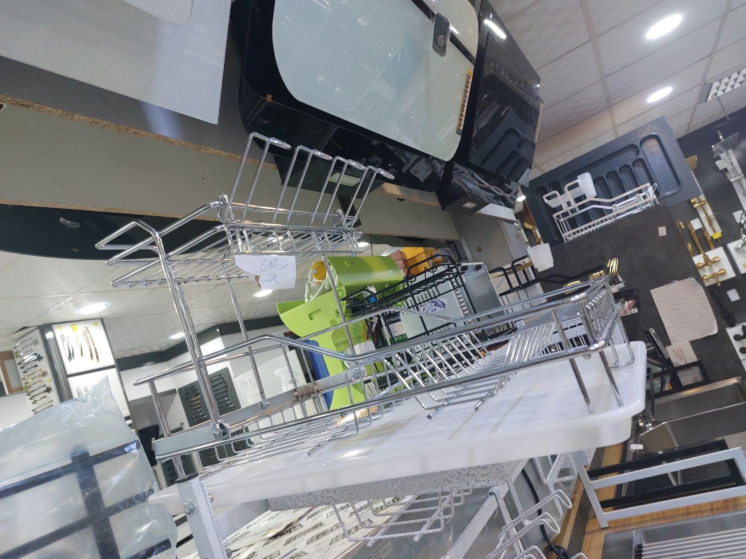 آبچک تی بی کو دو طبقه/آبچک رو ظرفشویی /روسینکی|آبچکان و نظمدهنده ظروف|اراک, |دیوار