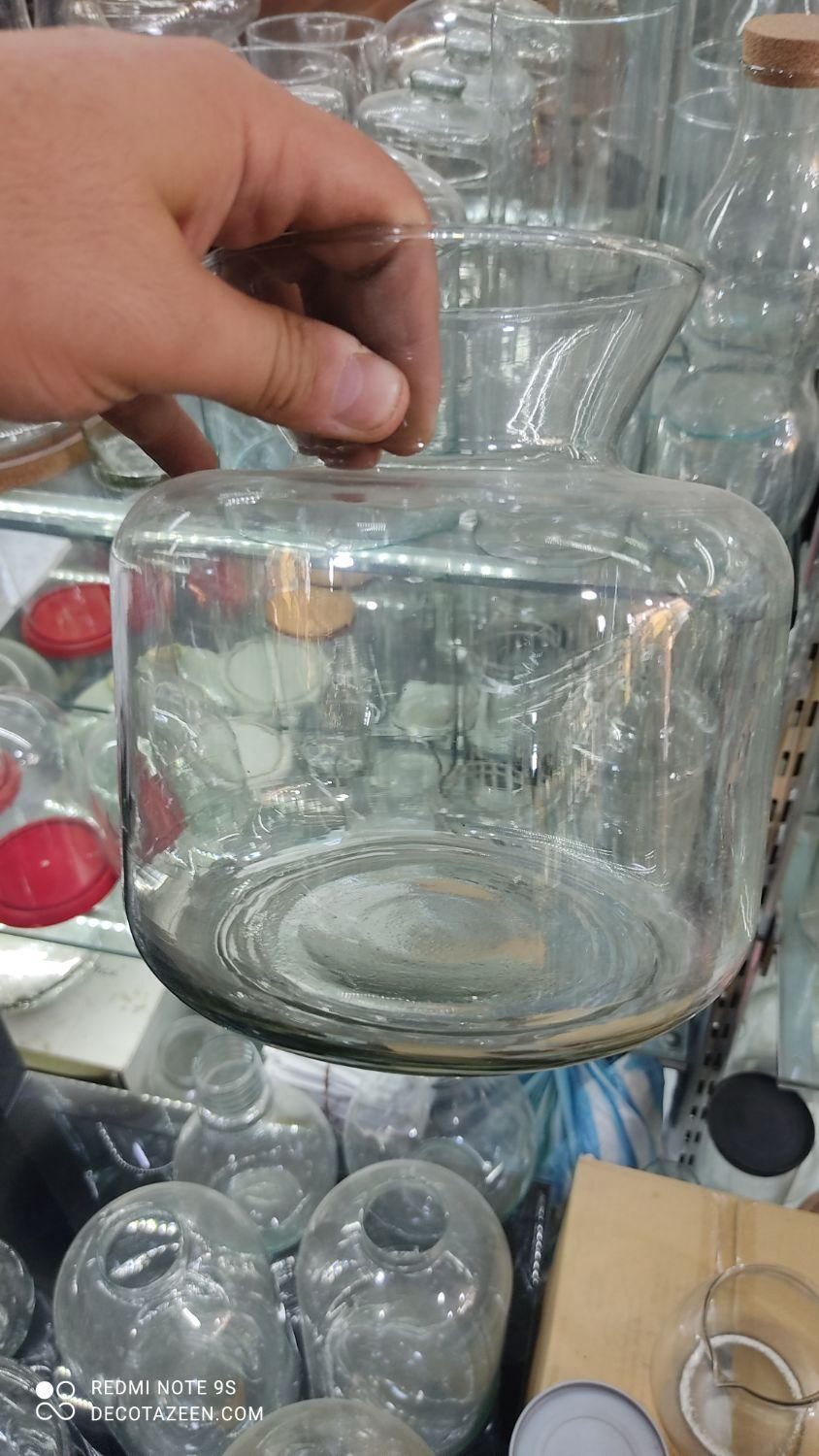 تنگ شیشه ای گلدان شیشه‌ای مدل هلندی|گل مصنوعی|تهران, کاروان|دیوار