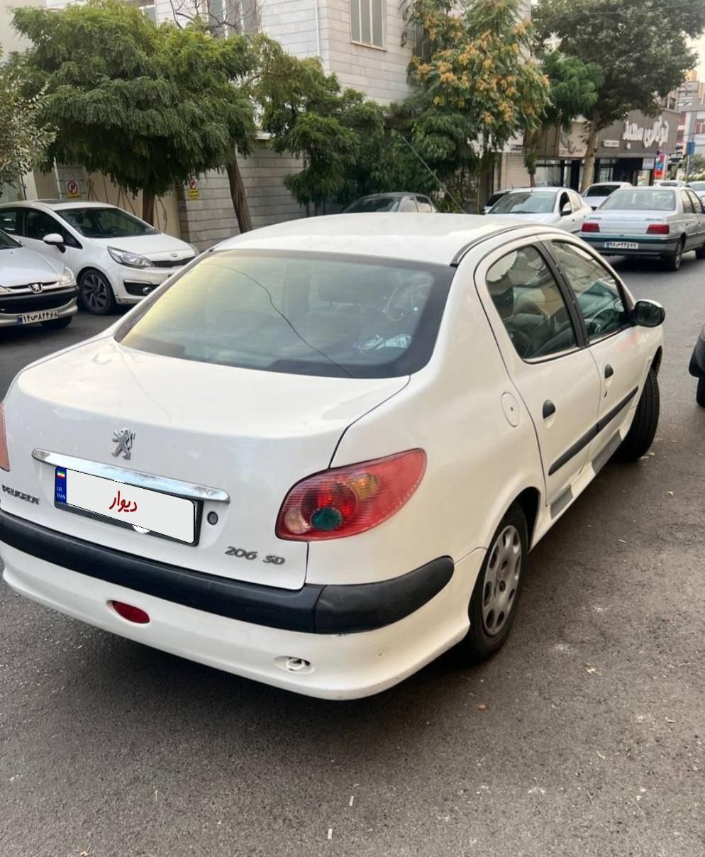 پژو 206 SD V1، مدل ۱۳۸۹|خودرو سواری و وانت|کرج, کوی کارمندان جنوبی|دیوار