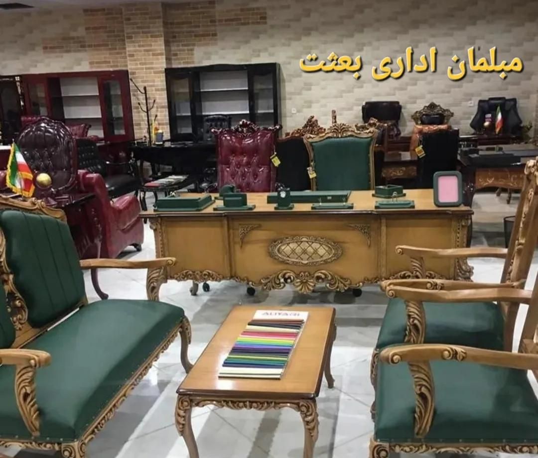 صندلی/* میز مدیریت اداری/دپ مبلمان سبز یشمی|مبلمان اداری|اصفهان, ملاصدرا|دیوار
