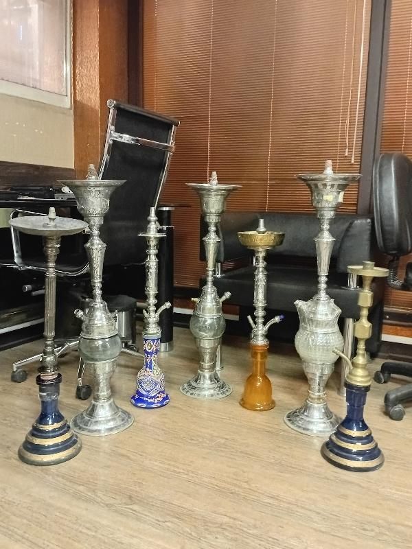 تعدادی قلیان اورجینال و ذغال شمش ۸ کیلویی درجه یک|کلکسیون و سرگرمی|تهران, نظامی گنجوی (توانیر)|دیوار