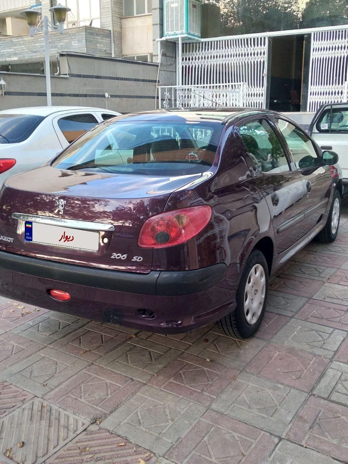 پژو 206 SD V20، مدل ۱۳۹۱|خودرو سواری و وانت|شیراز, ارم|دیوار