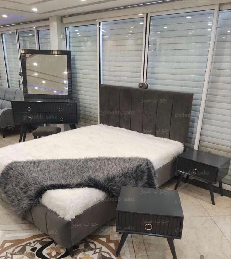 سرویس خواب مدل یاسَمَن|تخت و سرویس خواب|قروه, |دیوار