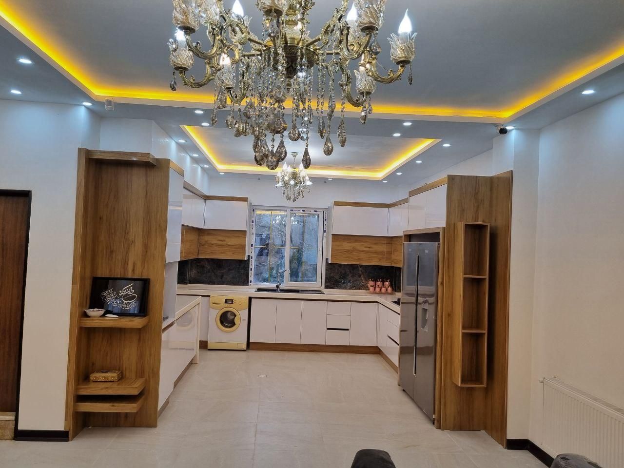 کابینت هایگلاس/کابینت آشپزخانه/نئوکلاسیک/mdf|مصالح و تجهیزات ساختمان|رشت, گلسار|دیوار
