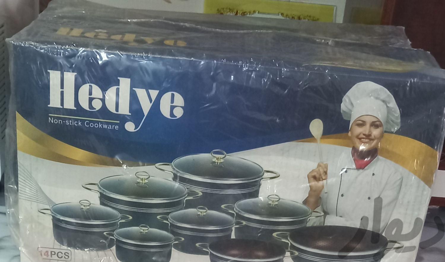سرویس قابلمه ۱۴ پارچه گرانیت نونو|ظروف پخت‌وپز|نجف‌آباد, |دیوار