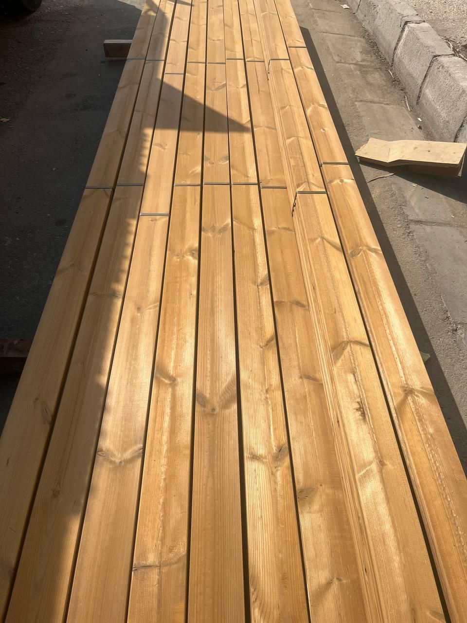 انواع سایزهای چوب ترموود ولمبه قیمت فوق العاده|عمدهفروشی|تهران, خاوران|دیوار