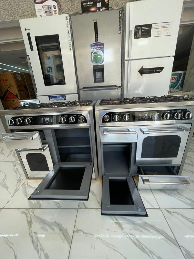 اجاق گاز طرح فر روسه استیل و نما استیل|اجاق گاز و لوازم برقی پختوپز|ملارد, |دیوار