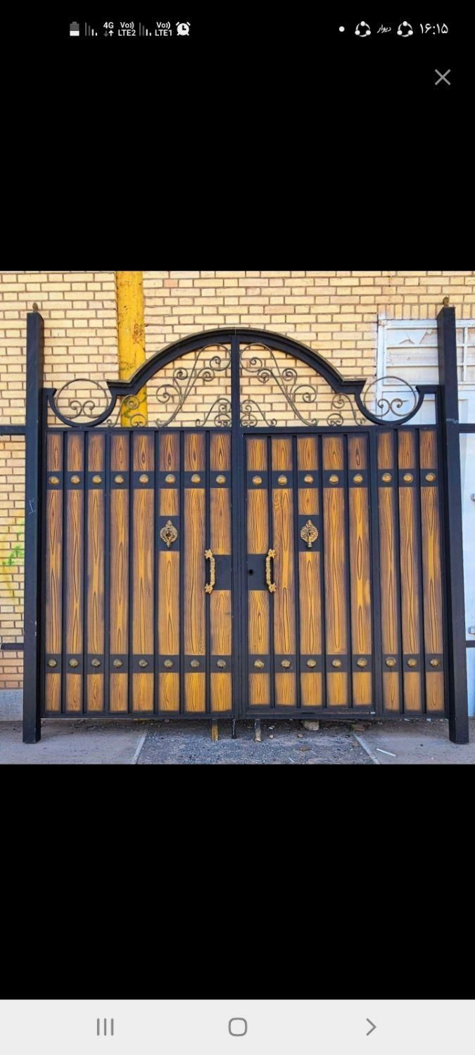 درب های فرفوژه ای .وچوبی|مصالح و تجهیزات ساختمان|کرمان, |دیوار