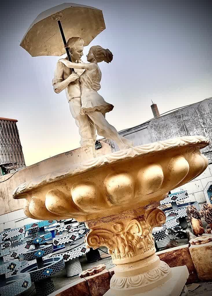 آبنما مجسمه دار فرشتگان بتن گلاس مقاوم زیبا|مصالح و تجهیزات ساختمان|کرمانشاه, |دیوار