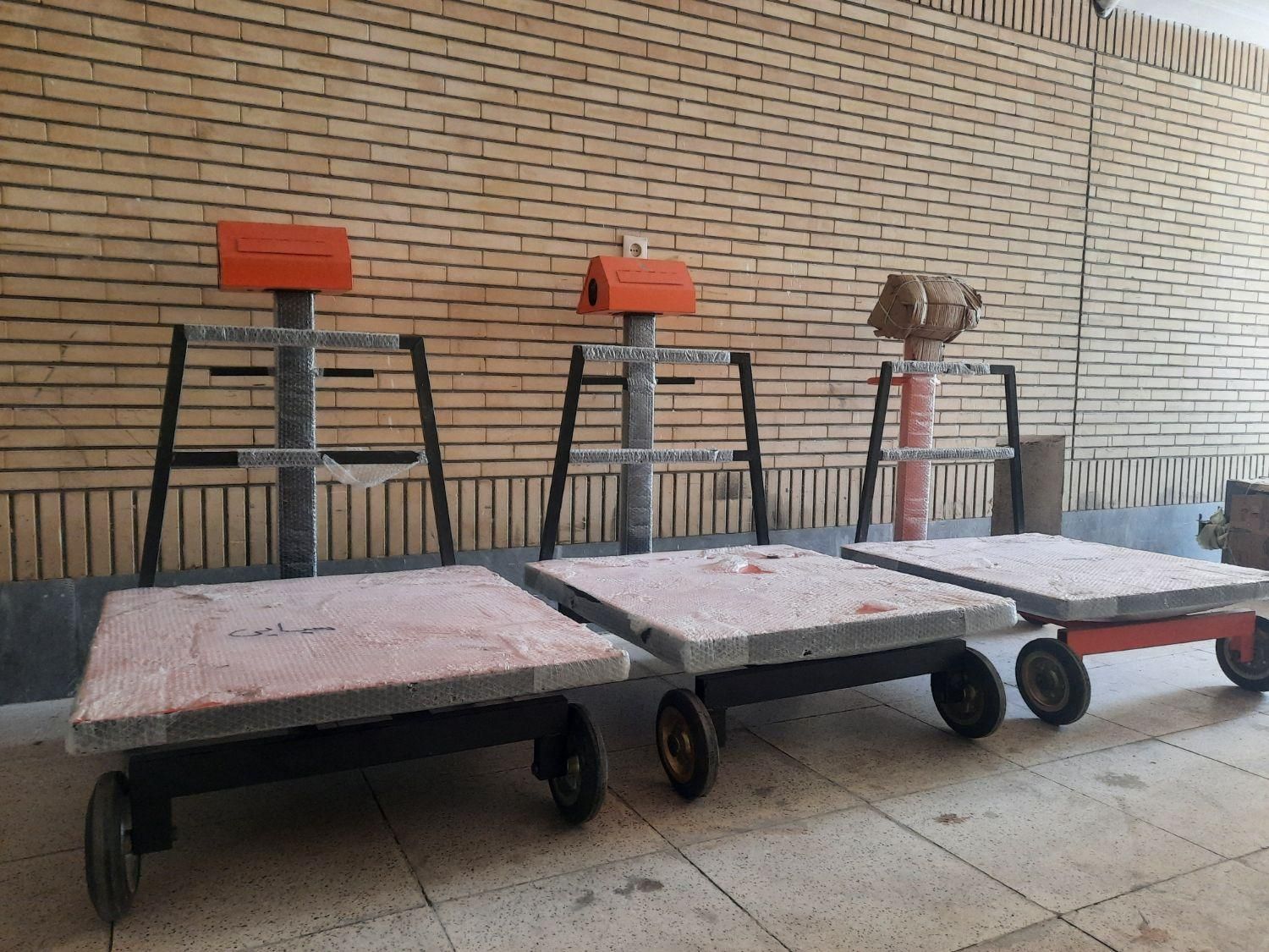 ترازو باسکول ۷۵۰ کیلو کفه بزرگ ۸۰×۸۰ چرخدار|فروشگاه و مغازه|اصفهان, عسگریه|دیوار