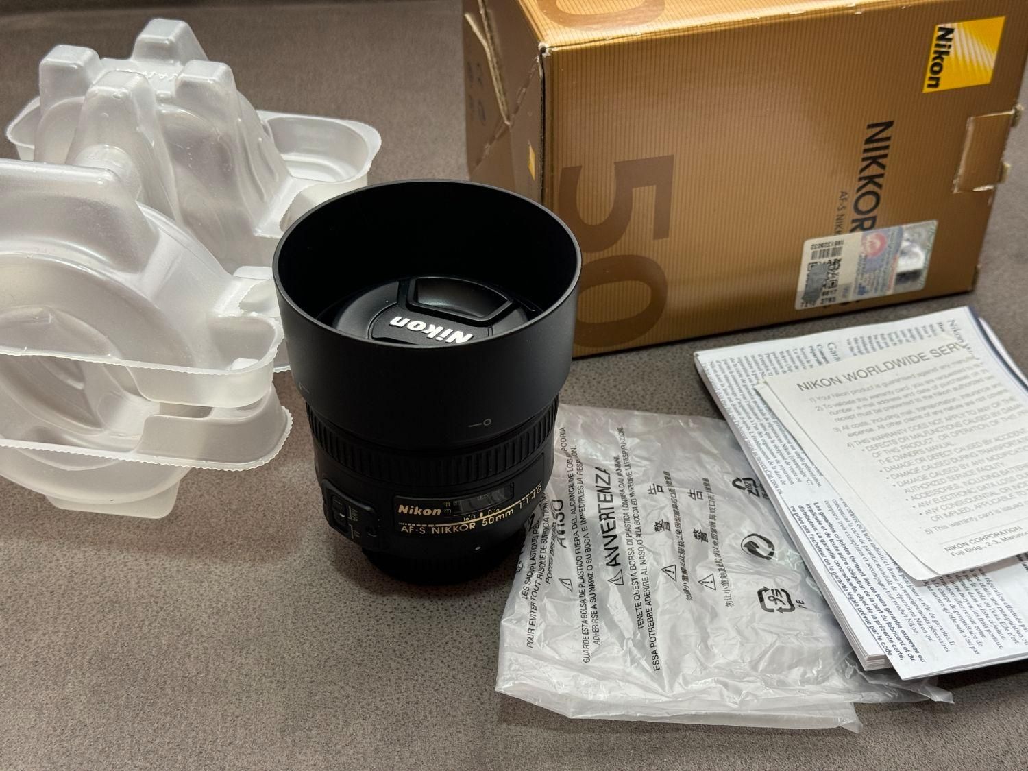 لنز نیکون Nikon 50mm f/1.4 G|دوربین عکاسی و فیلم‌برداری|اصفهان, خواجو|دیوار