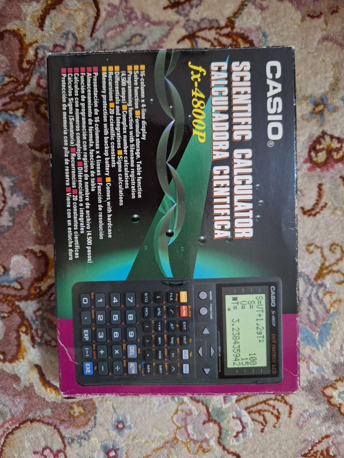 ماشین حساب مهندسی casio 4800P|لوازم التحریر|تهران, درختی|دیوار