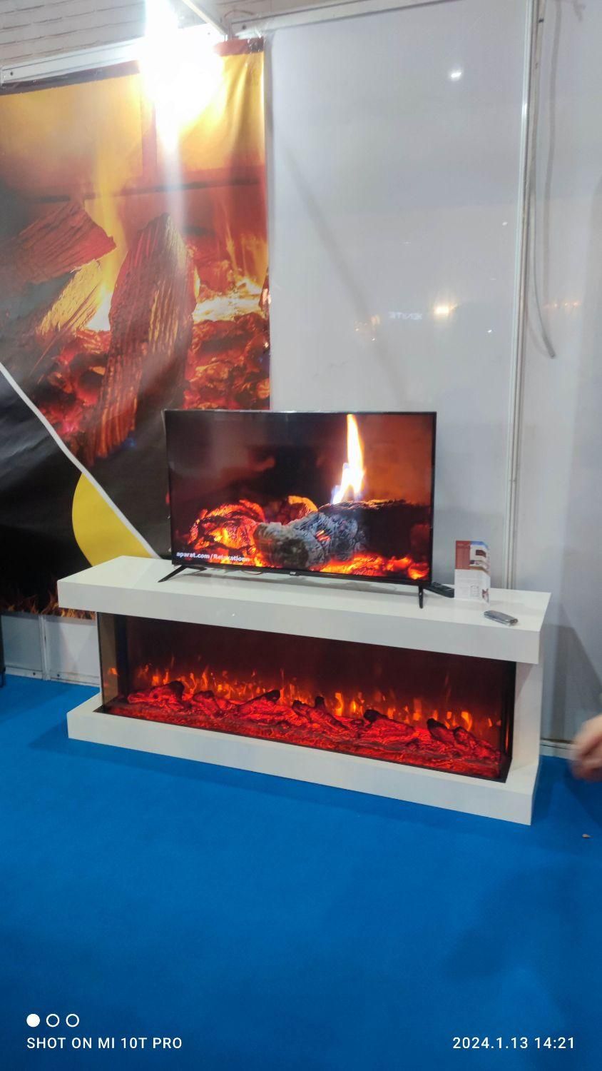 شومینه برقی با صدای هیزم|بخاری، هیتر، شومینه|مشهد, جانباز|دیوار