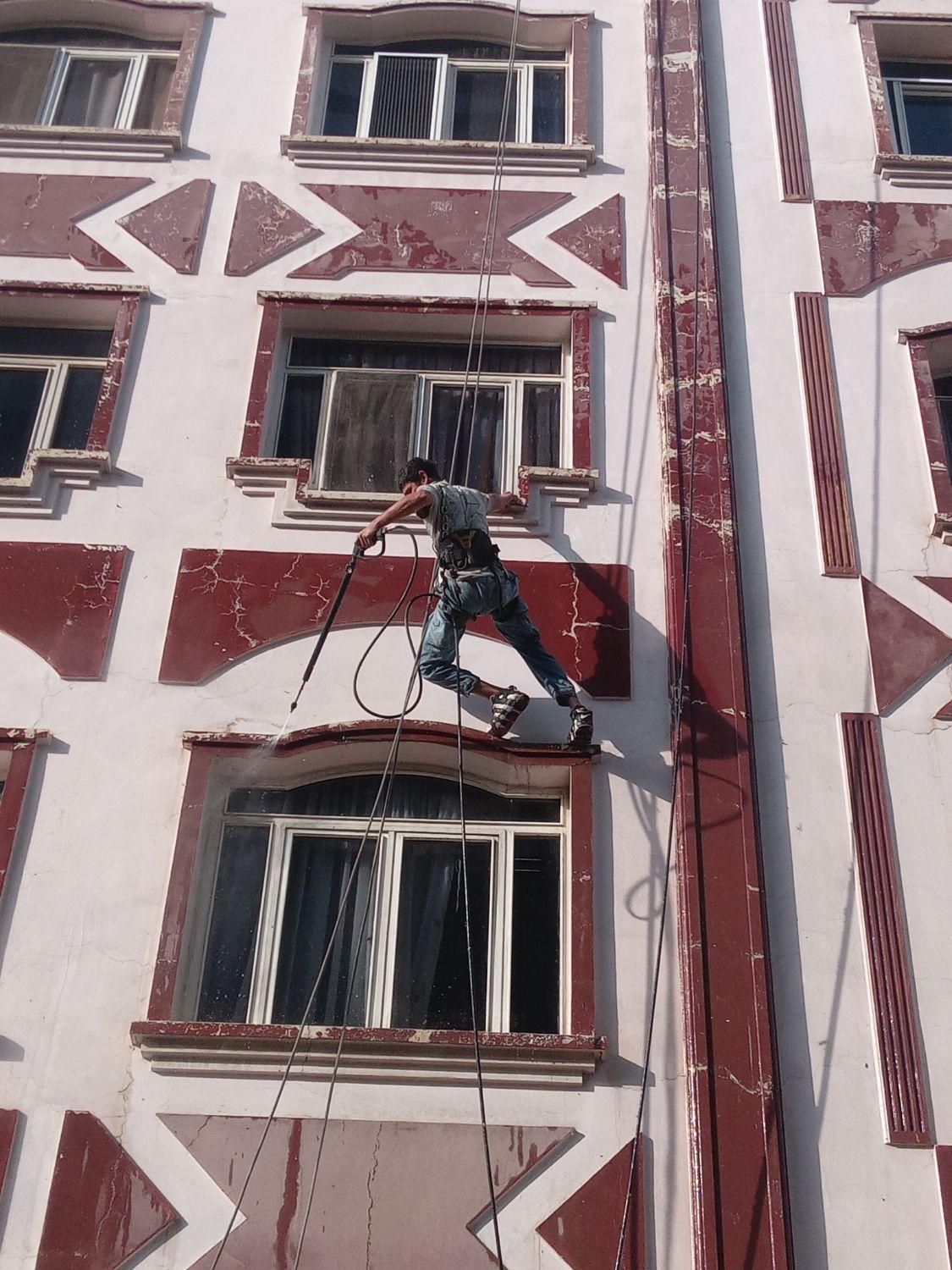 کاردرارتفاع.راپل پیچ و رول پلاک شستشو نما رنگ|خدمات پیشه و مهارت|تهران, پاسداران|دیوار