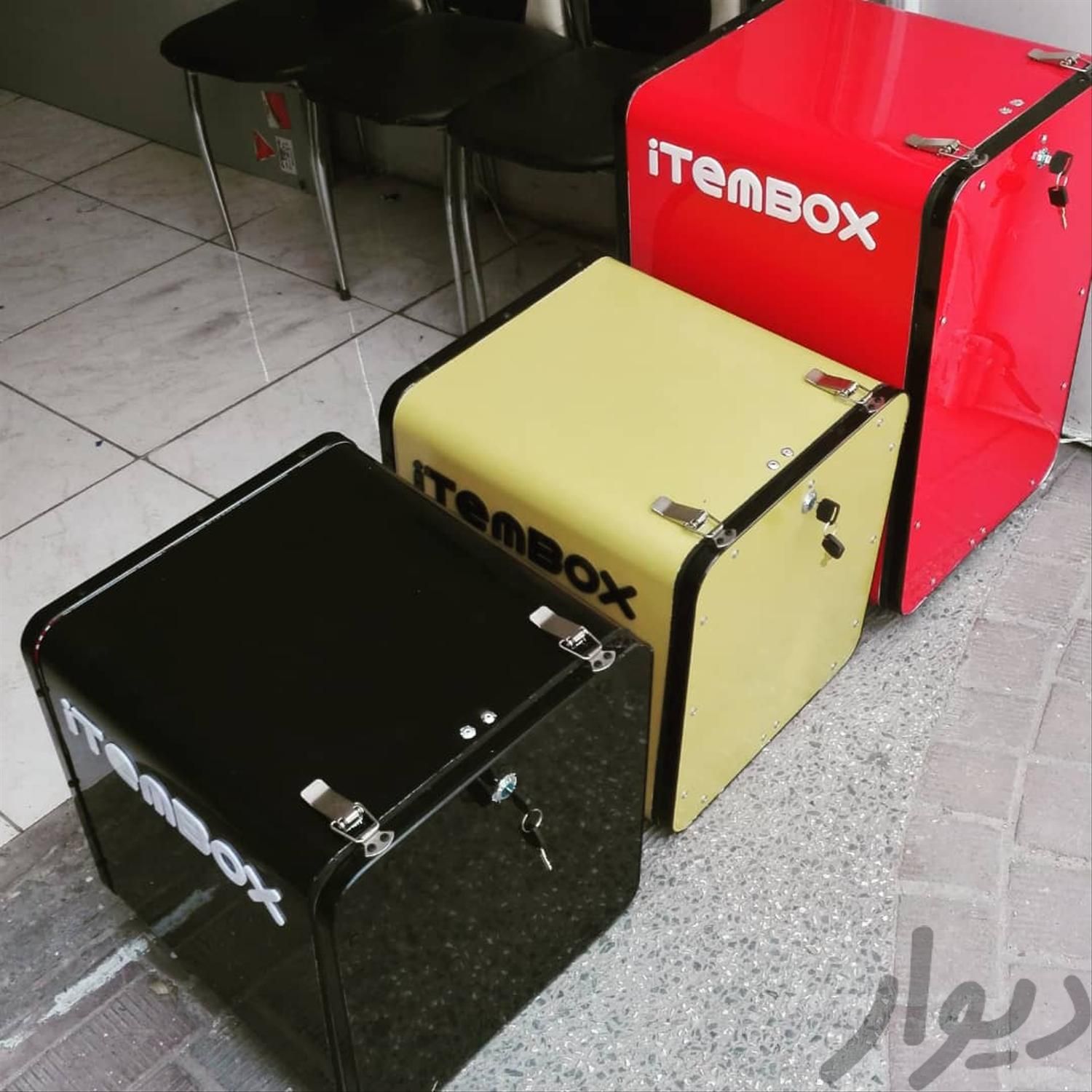 باکس موتور سیکلت جعبه حمل غذا صندوق پیک موتوری نو|کافی‌شاپ و رستوران|ساری, |دیوار