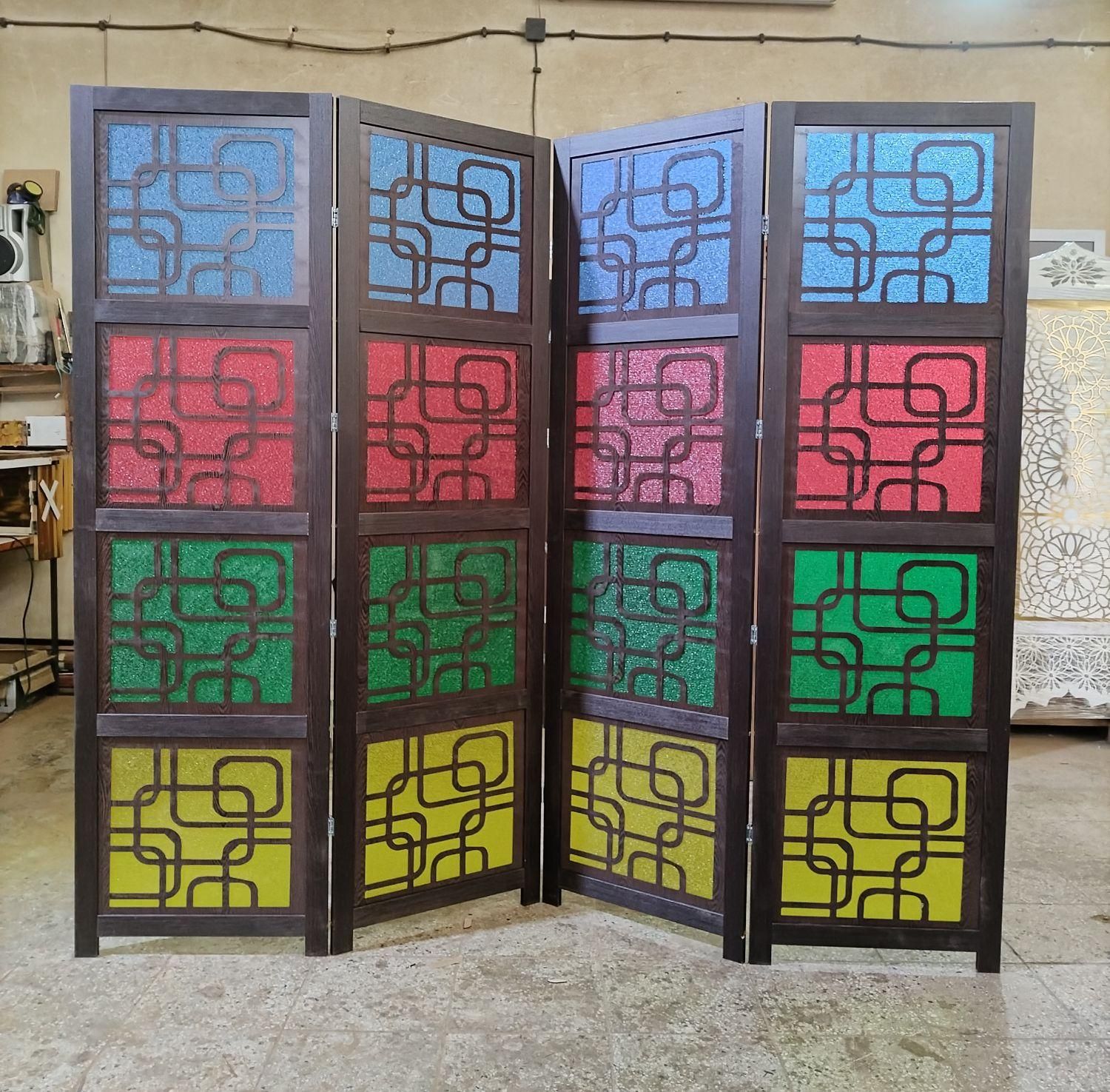 طلق دار پاراوان رنگی جدا کننده پارتیشن عرض 55|صنایع دستی و سایر لوازم تزئینی|تهران, خاوران|دیوار