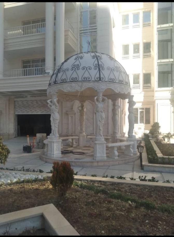 آلاچیق بادوام ستون و کتیبه آبنما|مصالح و تجهیزات ساختمان|آمل, |دیوار