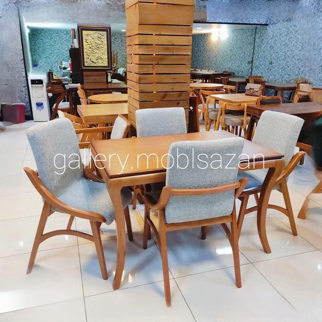 مدل مینیمال تینا چهارنفره|میز و صندلی غذاخوری|اصفهان, هفتون|دیوار