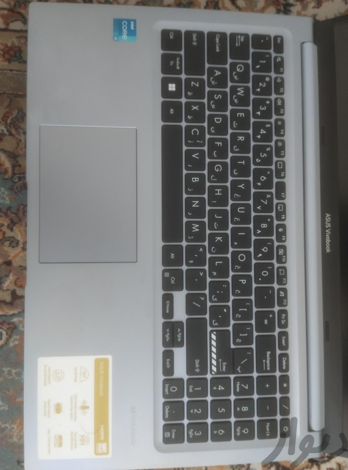 لپ تاپ 15.6 اینچی ایسوس  Vivobook  1215U 8GB|رایانه همراه|تهران, گرگان|دیوار