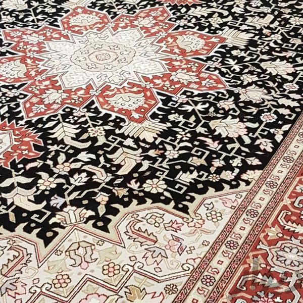 قالیچه تبریز ۵۰ رج گل ابریشم |فرش|تهران, اباذر|دیوار